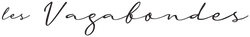 handwriting logo les vagabondes